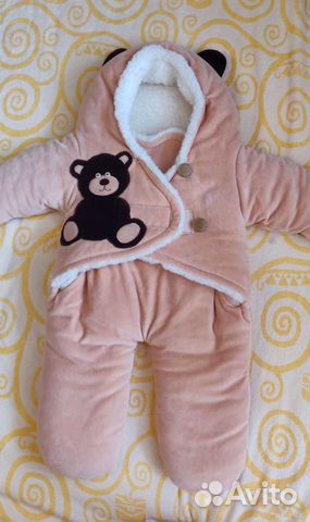 Зимний конверт для новорожденных