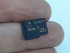 Карта памяти MicroSD 16Гб