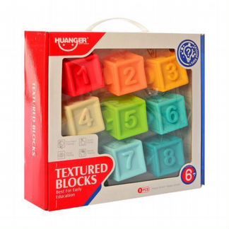 Развевающие силиконовые 3D кубики huanger