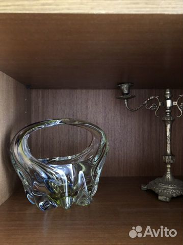 Продаю вазу-конфетницу Чехия винтаж