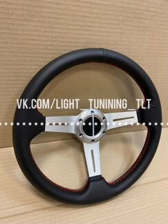 Спорт руль Лада в коже