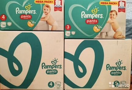 Подгузники-трусики Pampers pants 3;4;5;6