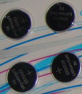 Батарейка CR2025, CR2016