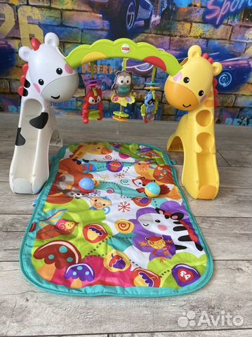 Развивающий коврик центр fisher price