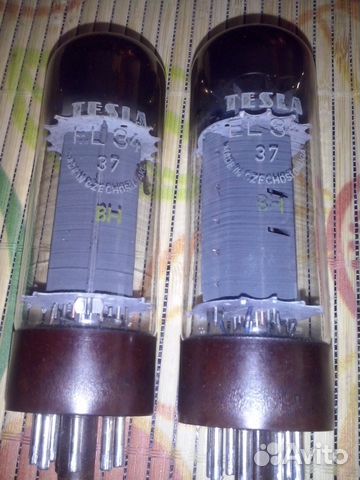 Выходные лампы пентод - EL-34 (6CA7) - 