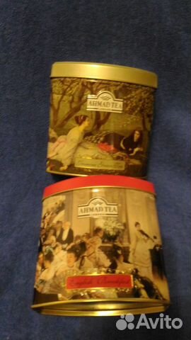 Жестяные банки / пустые/ для чая и других мелочей