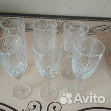 Хрустальные фужеры СССР