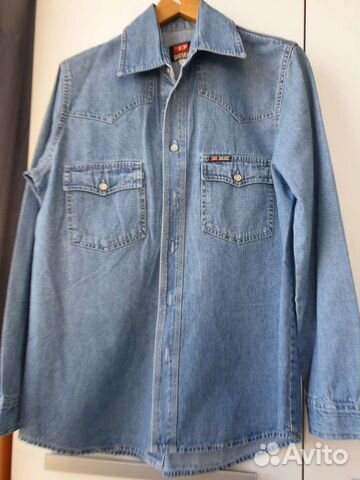 Рубашка джинсовая