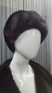 Женский норковый берет шн-101