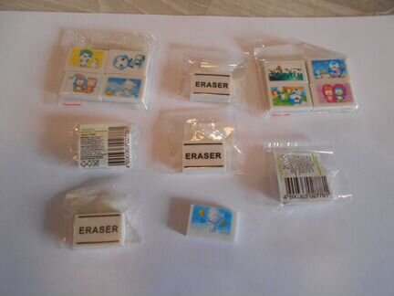 Ластики новые