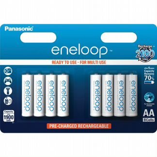 Аккумулятор Panason Eneloop HR6 аа,1900 mAh и AAA