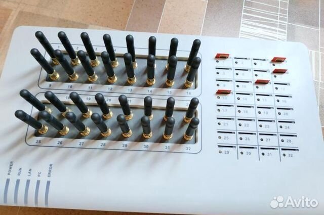 GoIP32 GSM-шлюз на 32 сим-карты (новый + гарантия)