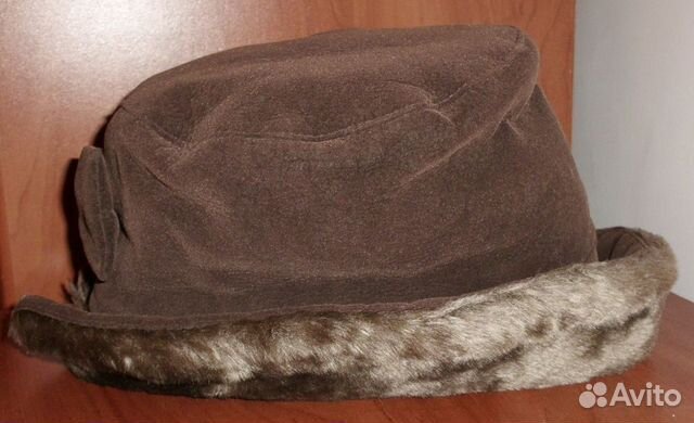 Шапка женская теплая искусственный мех р.57