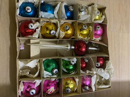 Новогодние игрушки Германия 1970