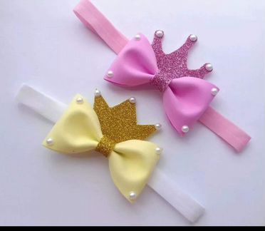 Бантики, резиночки, повязки на голову, ободочки