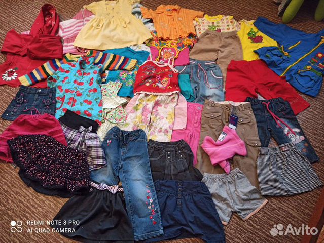 Пакет вещей для девочки 92-110