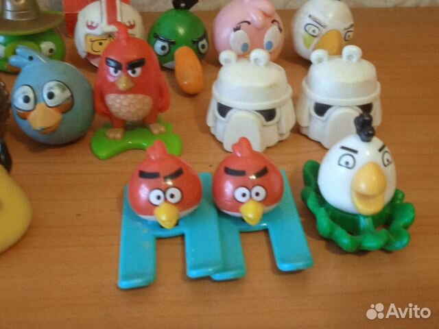 Игрушки из киндер сюрприза Angry Birds