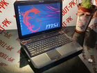 Ноутбук MSI core i7/GTX560