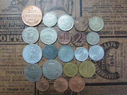 Наборы иностранных монет