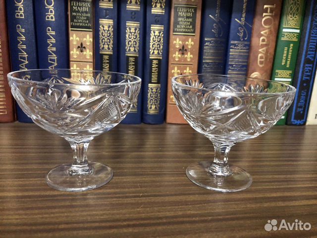 Вазочки хрустальные