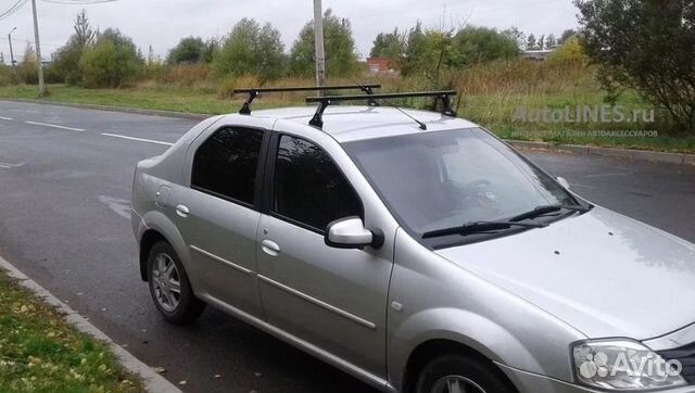 Багажник на крышу Рено Логан,Сандеро,Renault logan