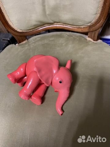 Слон целлулоид Охтален СССР игрушка