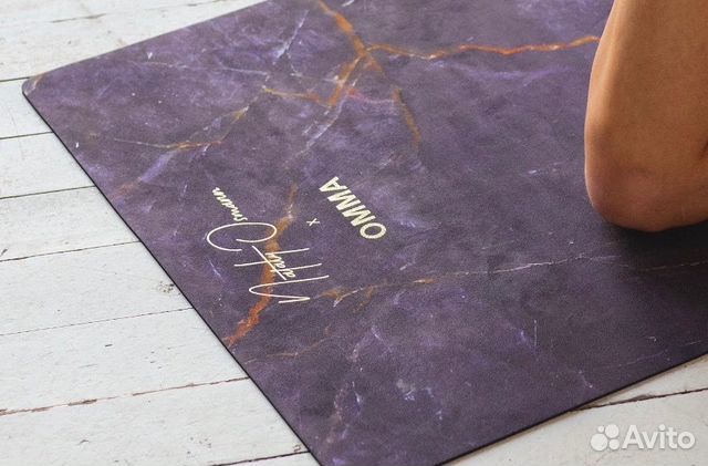 Коврик для йоги omma black onyx новый в упаковке
