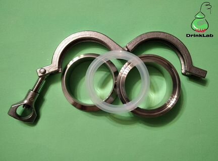 Хомуты, прокладки, фланцы под кламп 1,5