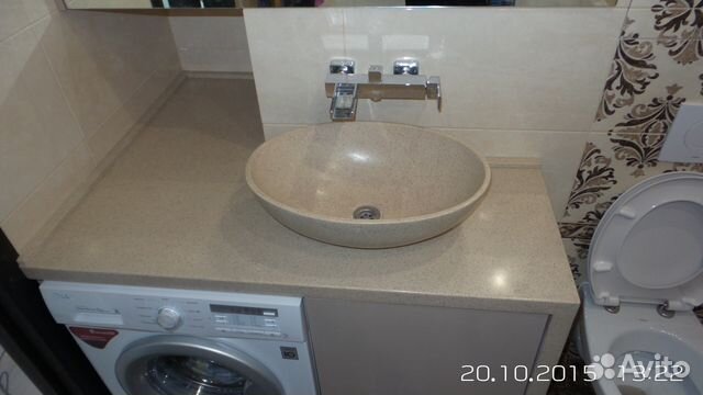 Изготовление раковин, столешниц в ванную комнату