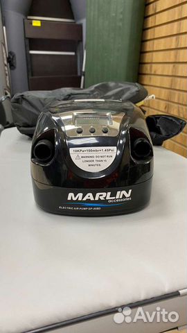 Электрический лодочный насос marlin GP-80 BD