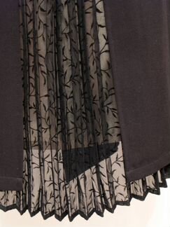 Юбка вечерняя чёрная, новая, Франция, 177856