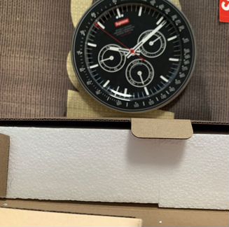 Supreme Watch Plate Black (Тарелка «Часы»)