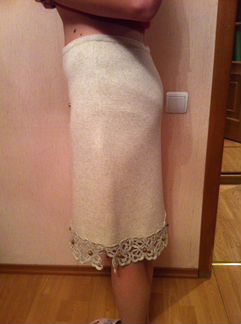 Юбка новая льняная, натуральное волокно