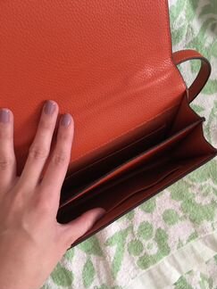 Сумка оранжевая hermes