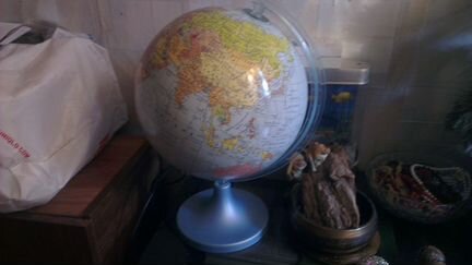 Глобус школьный диаметр 30 см с подсветкой