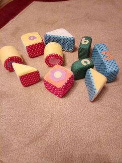 Мягкие кубики 10шт. Новые