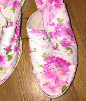 Шлепанцы сабо натуральная кожа