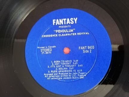 Creedence Clearwater Revival Pendulum Lp 1970г