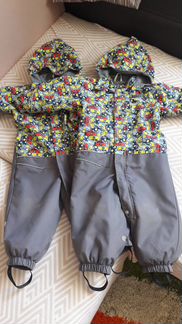 Демисезонные комбинезоны Kerry для двойни