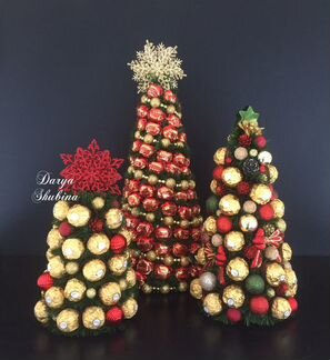 Елка из конфет