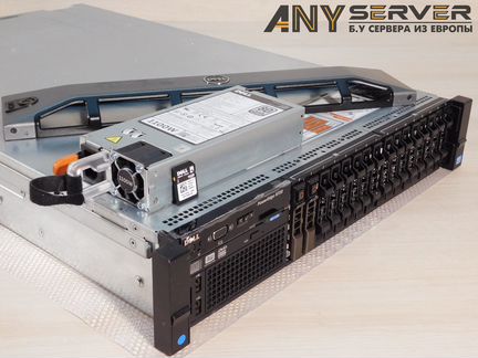 Сервер Dell R720 2x E5-2690v2 128Gb H710 16x2.5