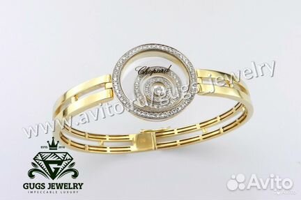 Золотой браслет с бриллиантами chopard