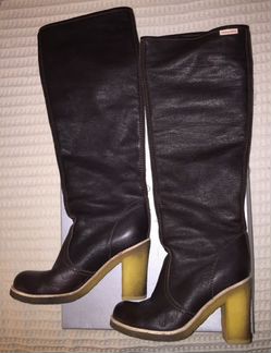 Сапоги кожаные See By Chloe оригинал