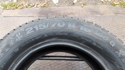 Шина бу 215-70-16 Continental Conti4x4IceContact