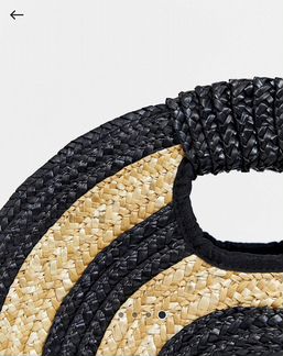 Соломенная круглая сумка South Beach