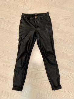 Брюки кожаные river island