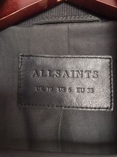 Кожаная куртка allsaints размер S