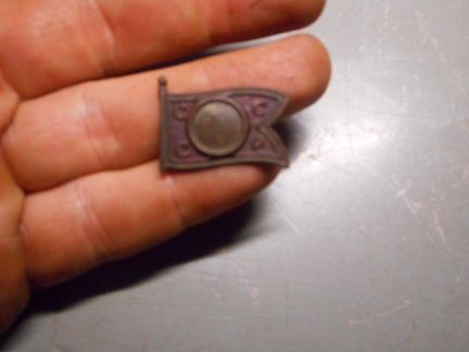 Знак Траурный В.И.Ленин СССР Латунь 1924 год Ориги