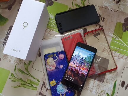 Honor 9 6/128 черный
