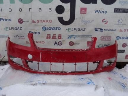 Skoda Fabia передний бампер без трещин